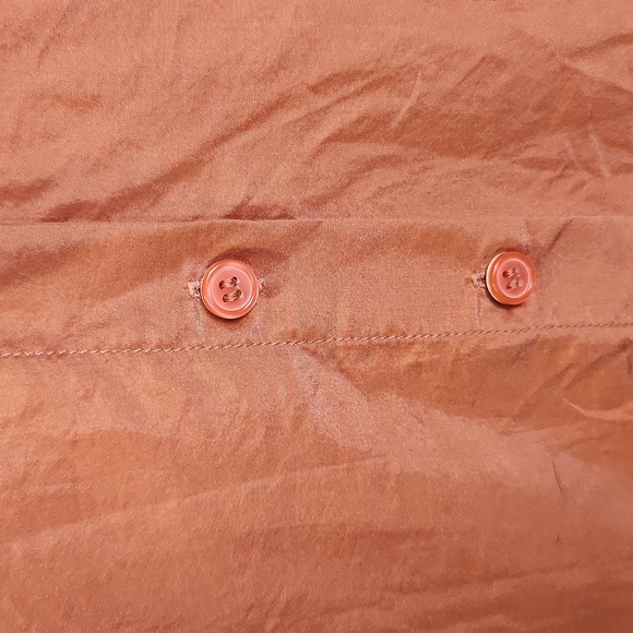 J. Crew‎ Factory 100% Silk Sleeveless Ruffle Blouse Size 2 - Picture 4 of 6